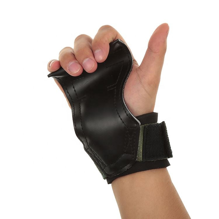 leather weightlifting gloves