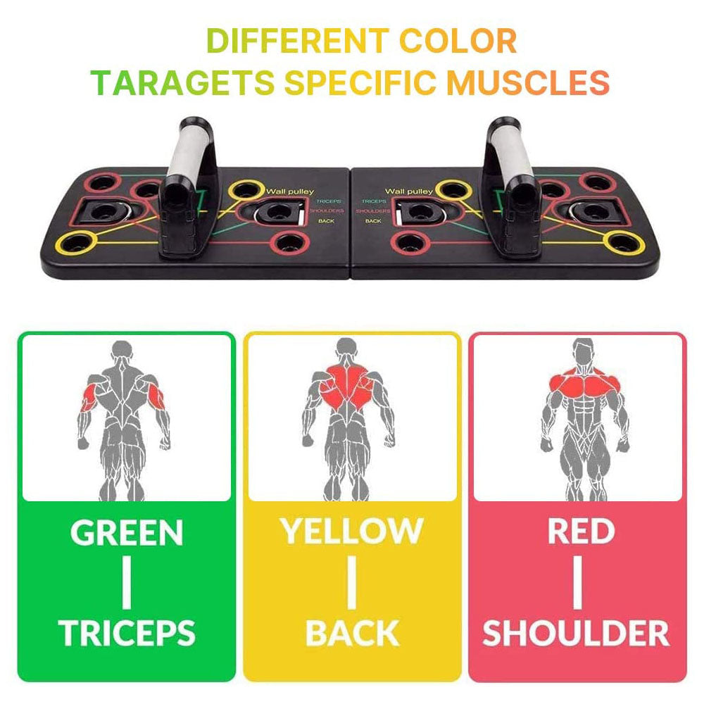 Multi functional Push-up Board & Tension Rope